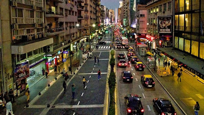 corrientes peatonal